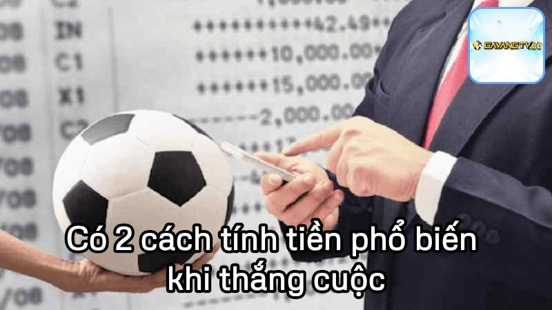 Có 2 cách tính tiền phổ biến khi thắng cuộc