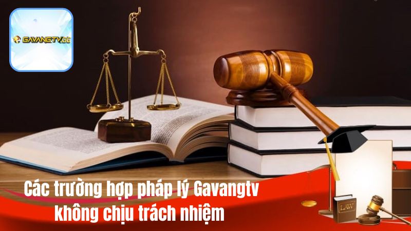 Các trường hợp pháp lý Gavangtv không chịu trách nhiệm