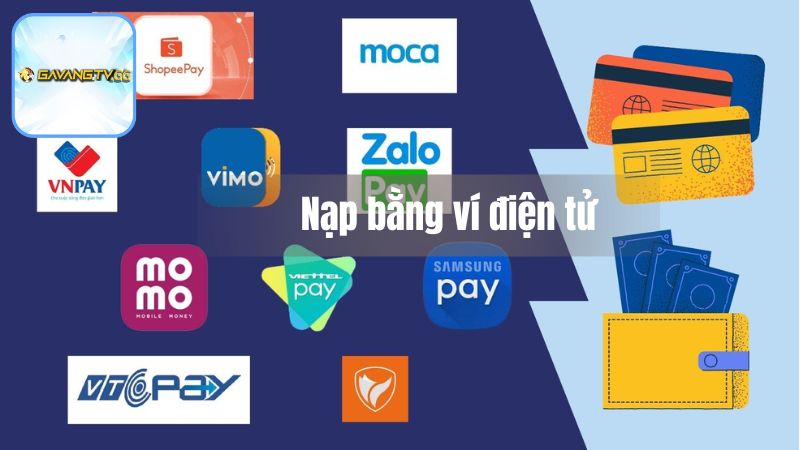 Nạp bằng ví điện tử